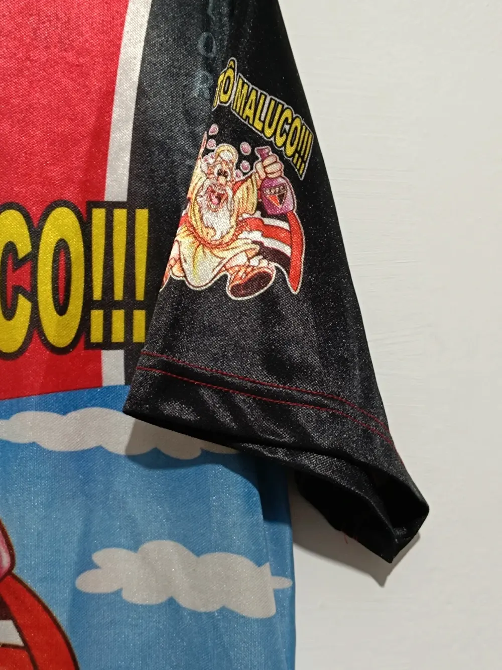 Camiseta vintage Sao Paulo fan Ah eu to Maluco talla S, foto 4