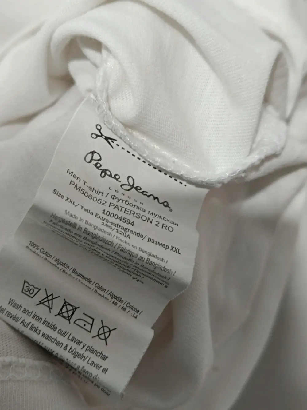 Camiseta manga corta Pepe jeans talla XXL, foto 4