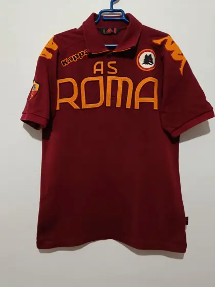 Polo AS Roma Kappa 2011/2012 talla L ver medidas