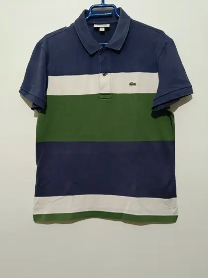 Polo vintage Lacoste talla 3 equivale a una S ver medidas