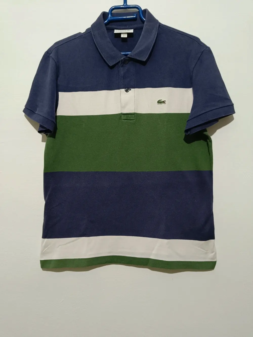 Polo vintage Lacoste talla 3 equivale a una S ver medidas