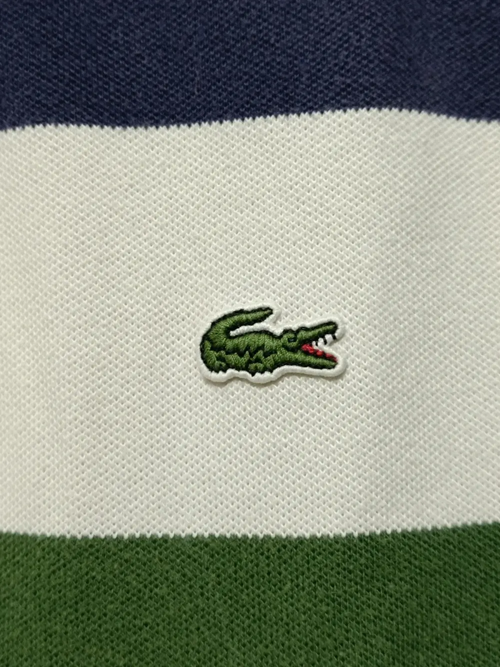 Polo vintage Lacoste talla 3 equivale a una S ver medidas, foto 4