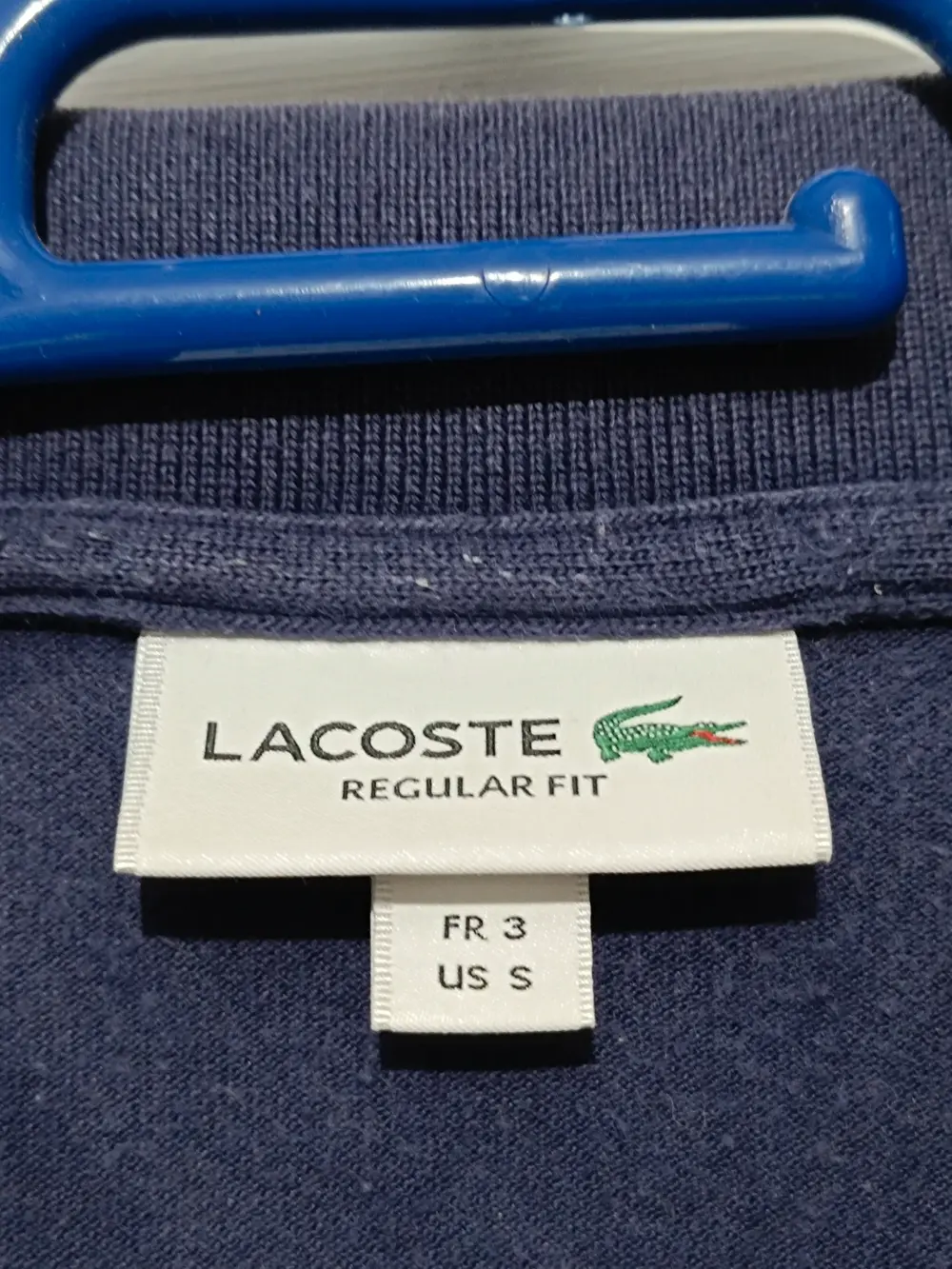 Polo vintage Lacoste talla 3 equivale a una S ver medidas, foto 5
