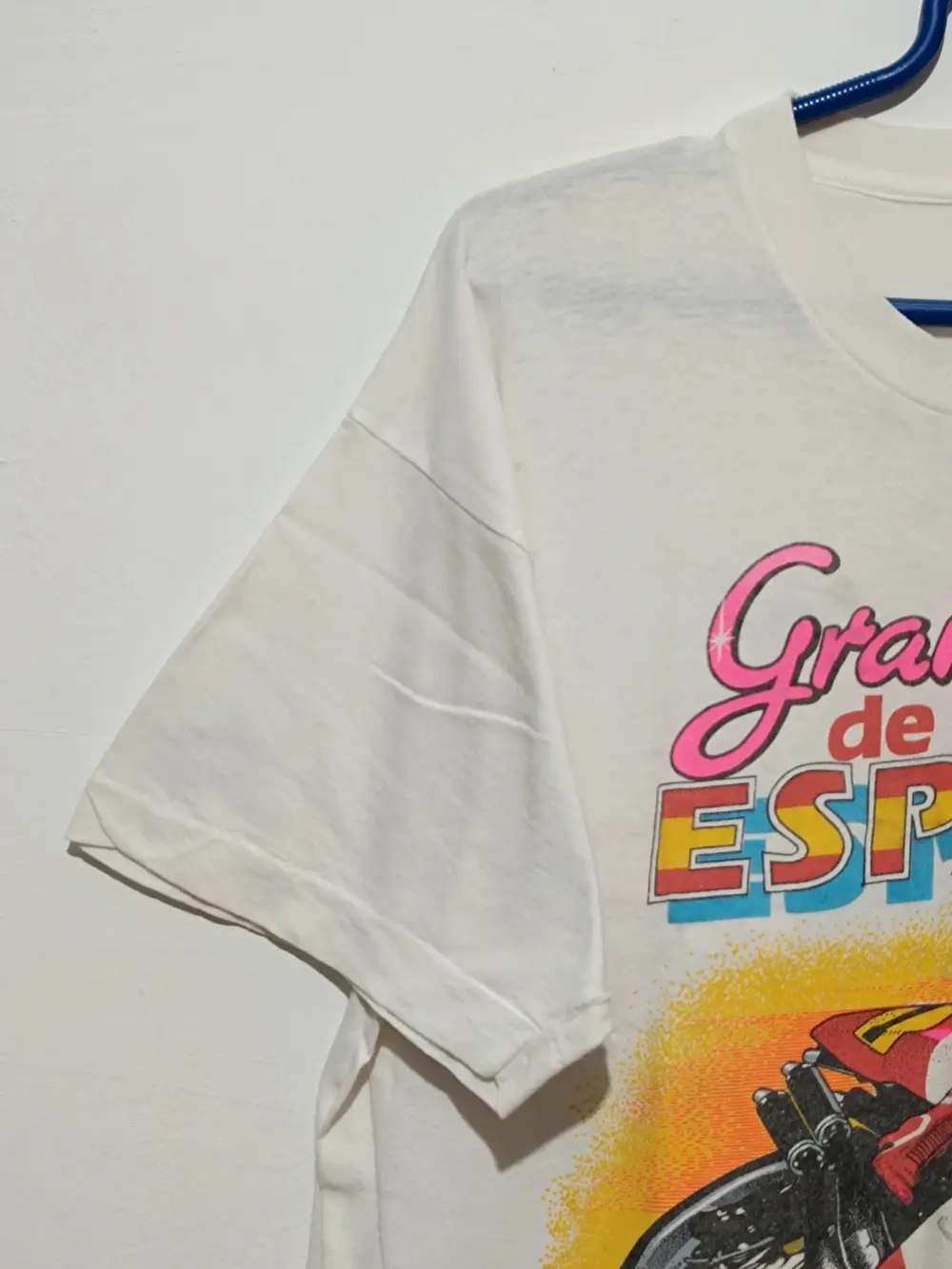 Camiseta vintage Gran Premio España Jerez Malboro Castrol Dunlop año 91 talla M ver medidas, foto 3