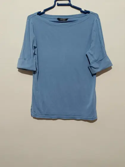 Camiseta de algodón elástica Lauren Ralph Lauren talla M