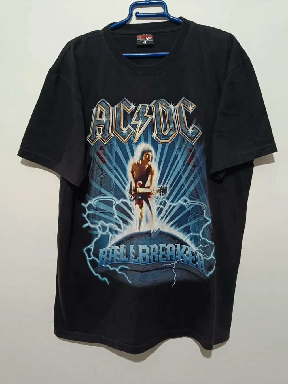 Camiseta vintage AC/DC Ballbreaker talla XL Thunder plus