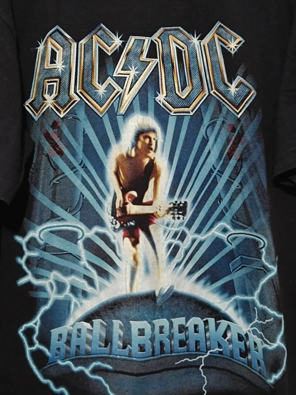 Camiseta vintage AC/DC Ballbreaker talla XL Thunder plus, foto 2