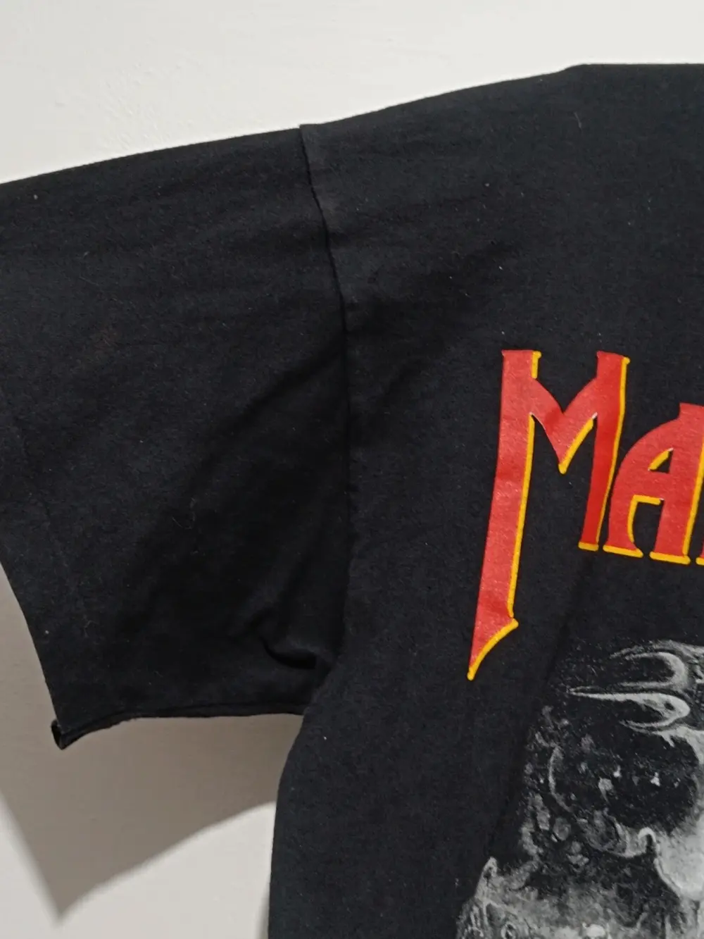Camiseta vintage Manowar Hell on stage tour 98' talla XL Screen stars, foto 3