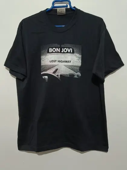 Camiseta vintage Bon Jovi Lost Highway jhk talla M