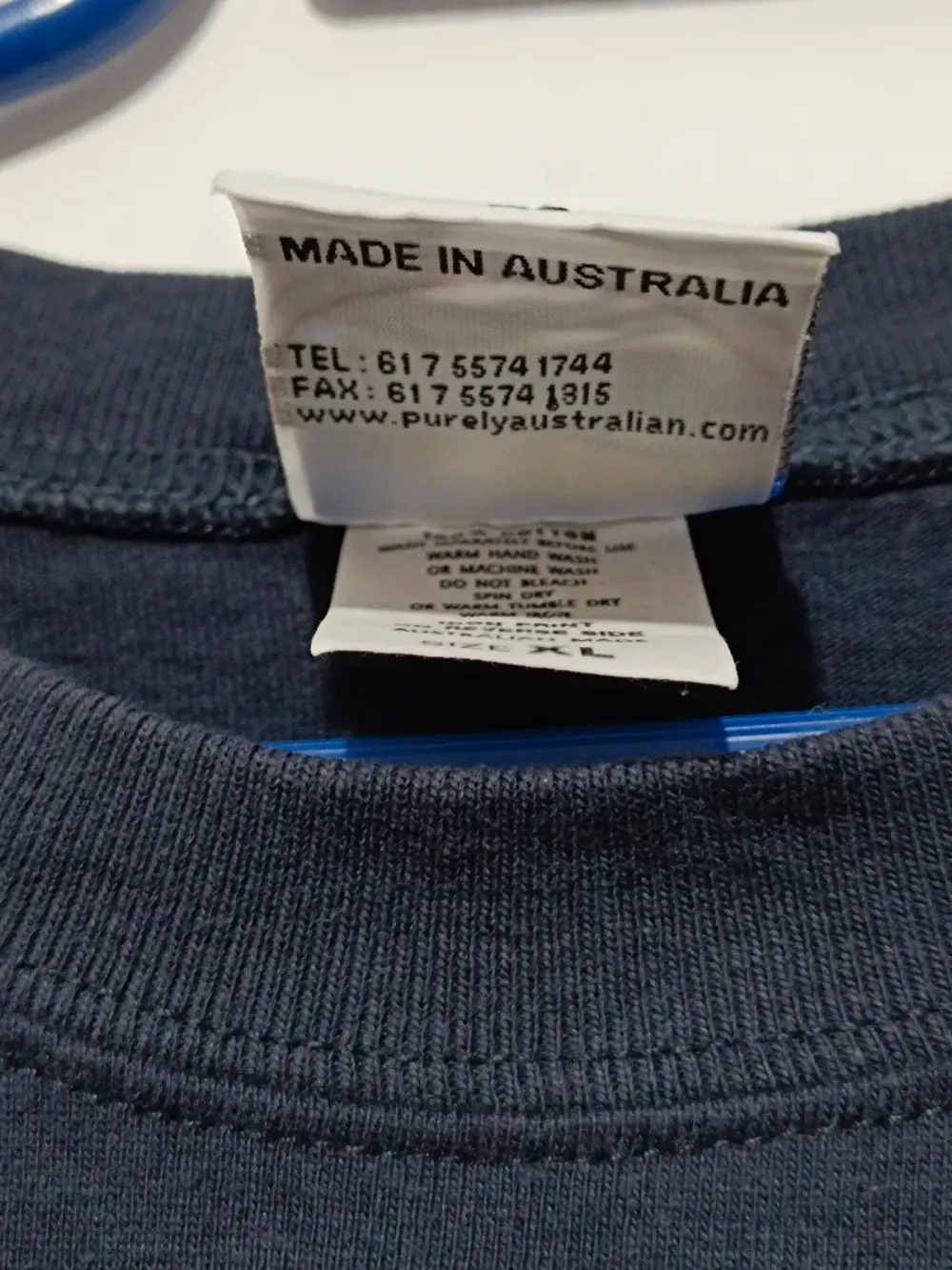Camiseta vintage Australia Bandera talla XL ver medidas, foto 4
