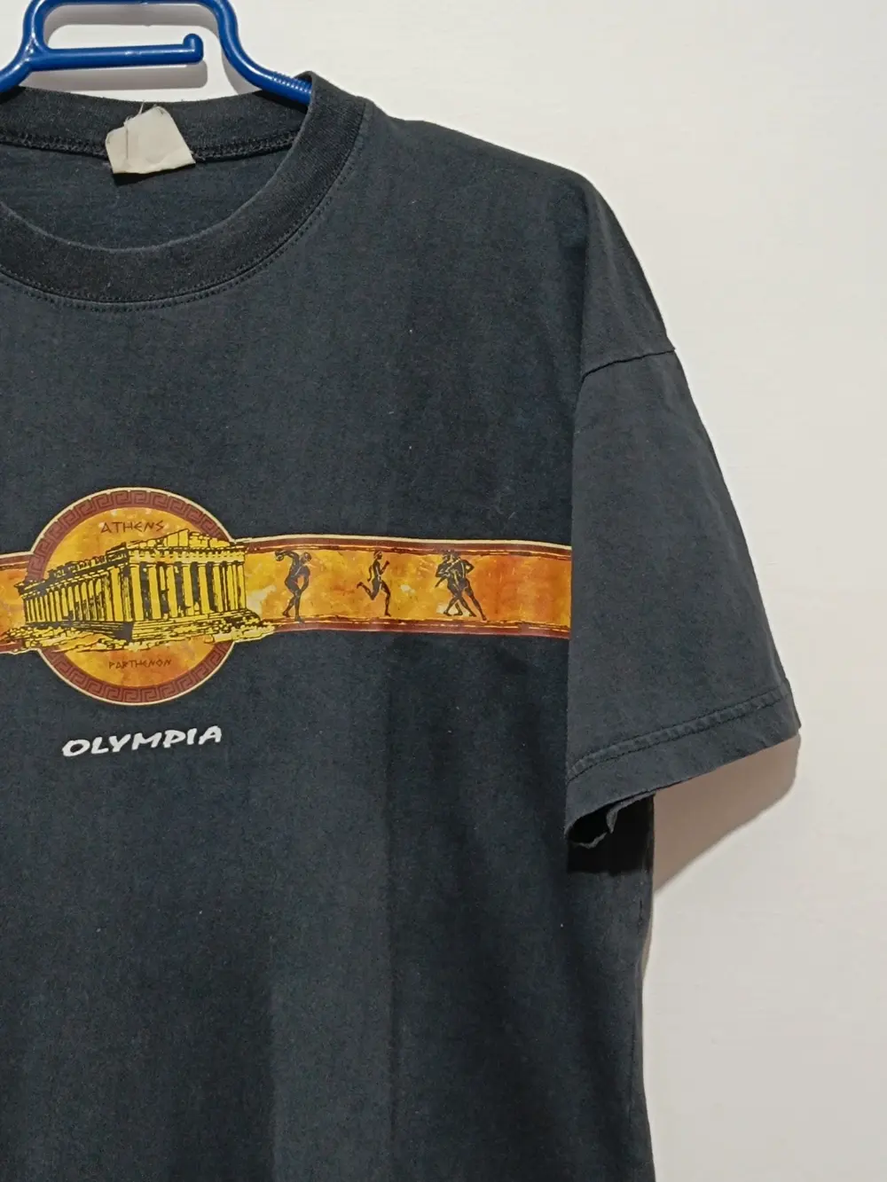 Camiseta vintage Athens Parthenon Olympia talla S Maianappoe, foto 2