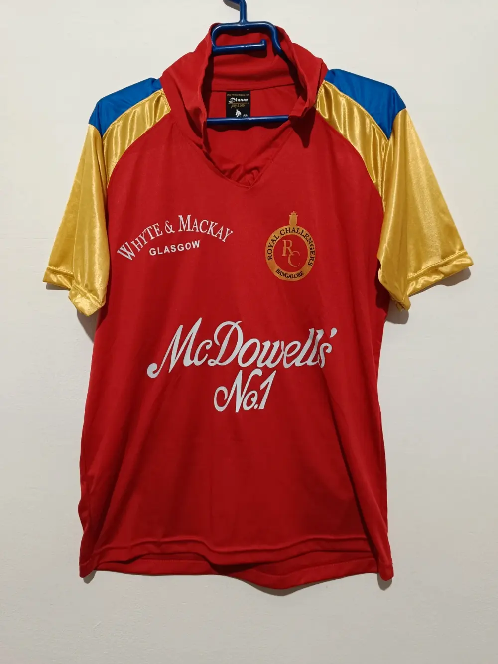 Camiseta Críquet Royal Challengers Bangalore talla S/M ver medidas