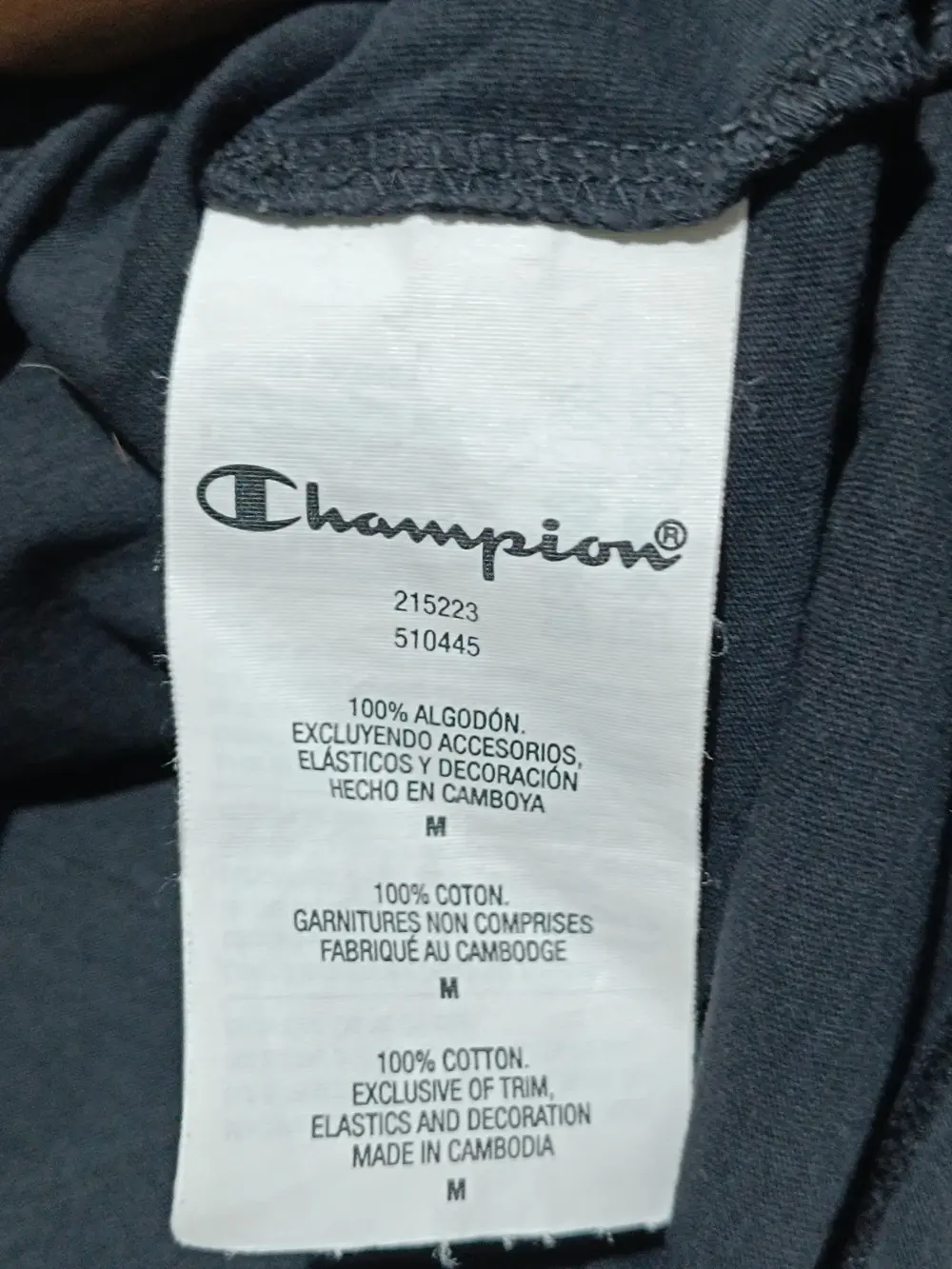 Camiseta Champion crewneck talla M, foto 4