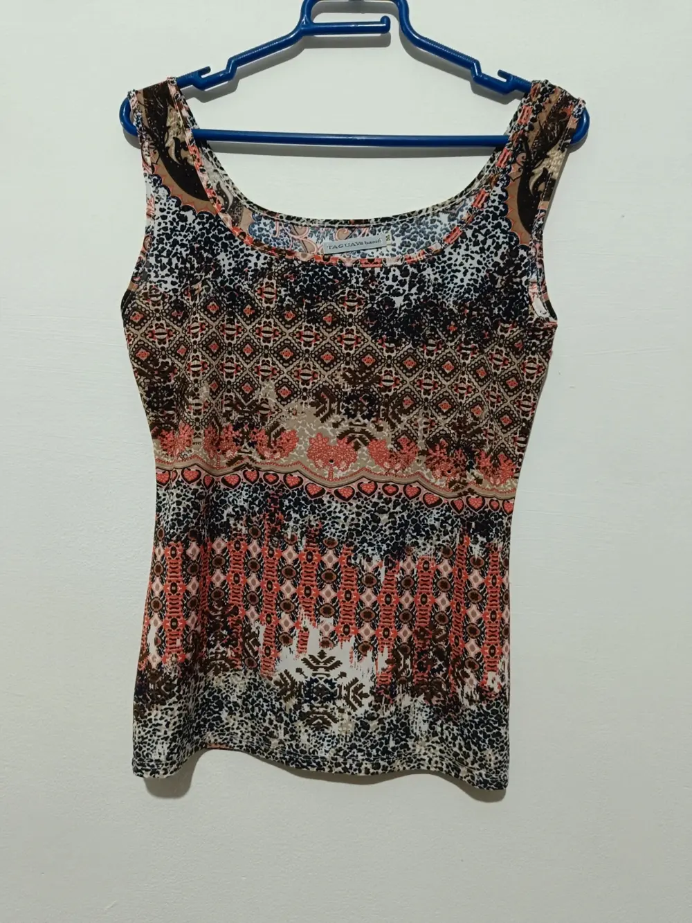 Camiseta blusa sin mangas Taguay basic talla M