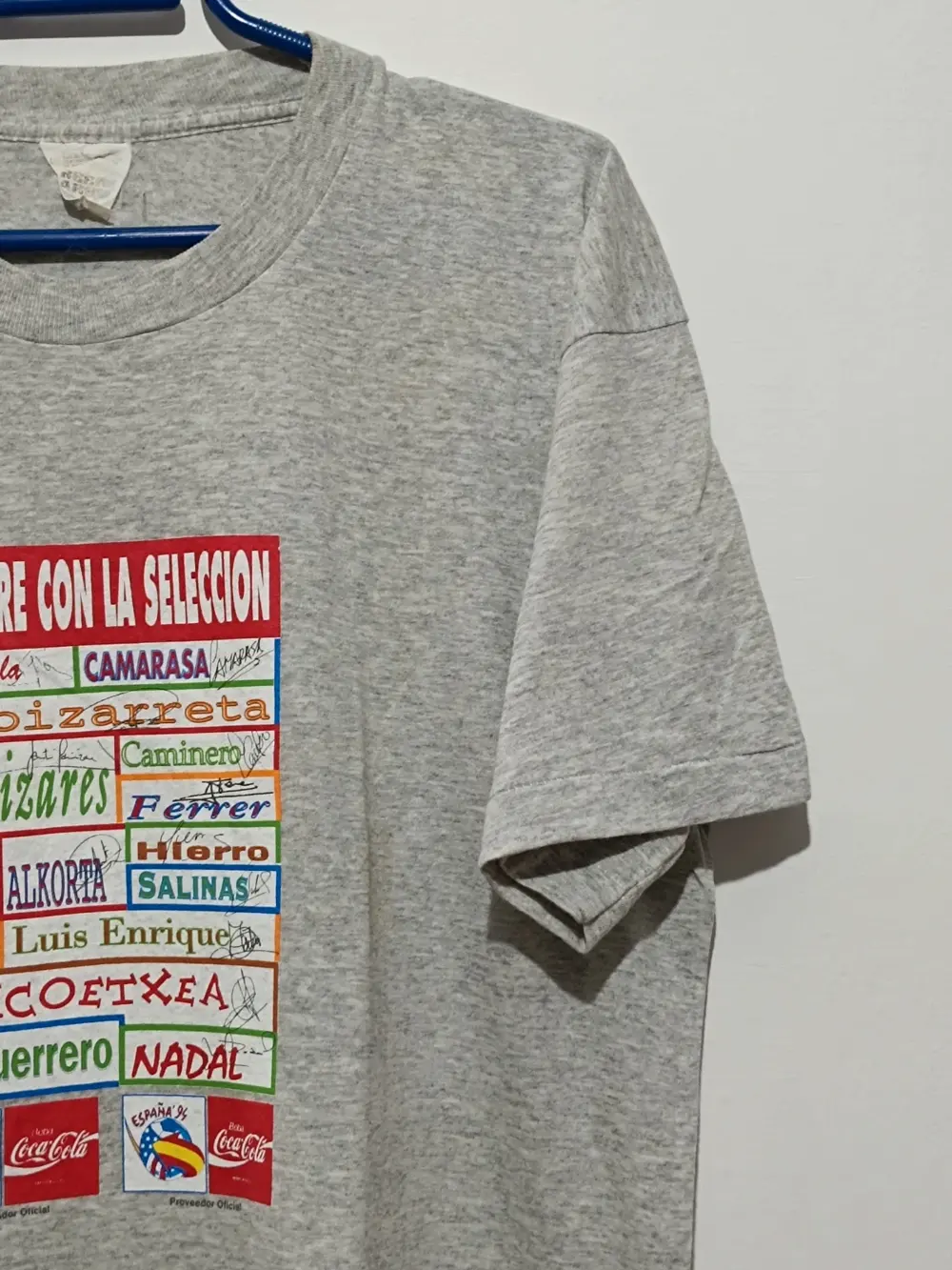 Camiseta vintage Coca-Cola Mundial USA 94 Screen stars talla L, foto 4