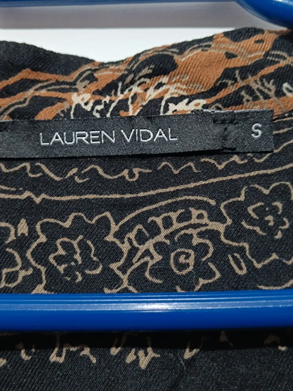 Vestido largo estampado Lauren Vidal talla S, foto 4