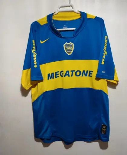 Camiseta vintage Boca Juniors Megatone 2006 Clausurado talla L Nike