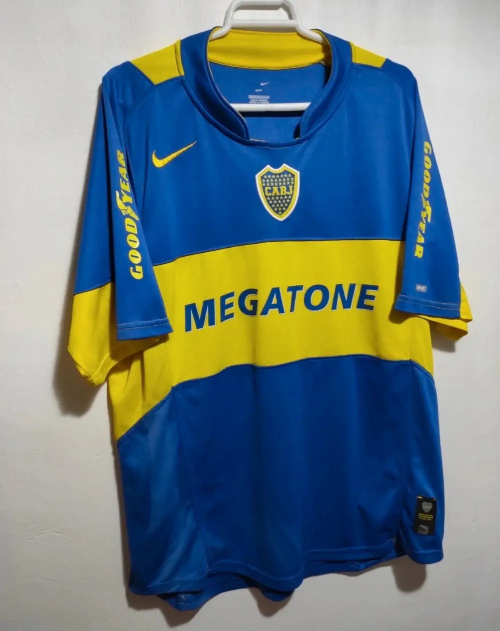Camiseta vintage Boca Juniors Megatone 2006 Clausurado talla L Nike, foto 4