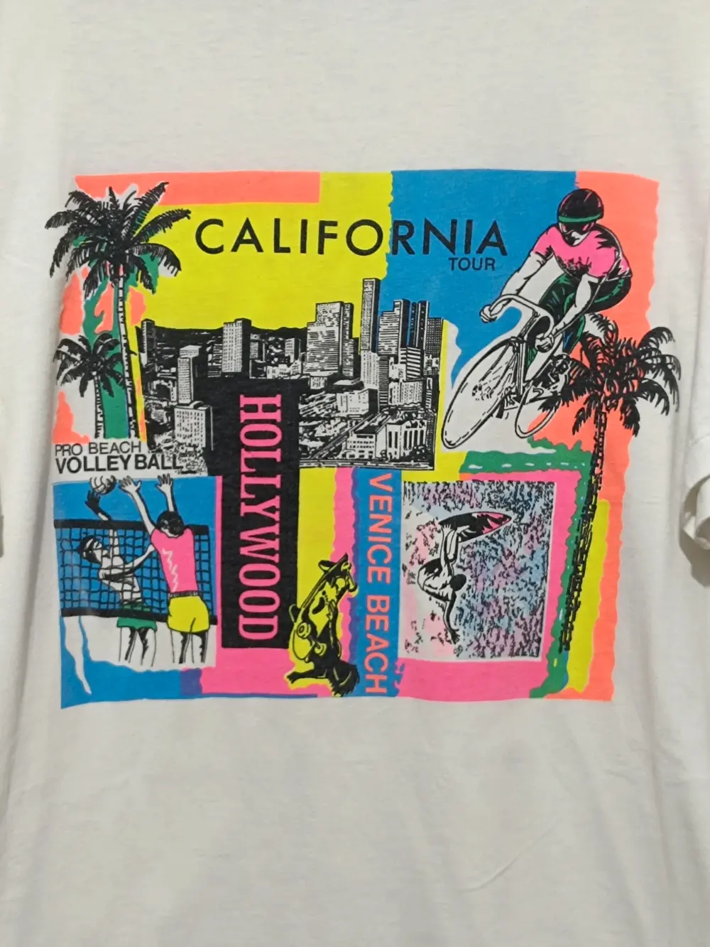 Camiseta vintage California talla XL ver medidas, foto 2