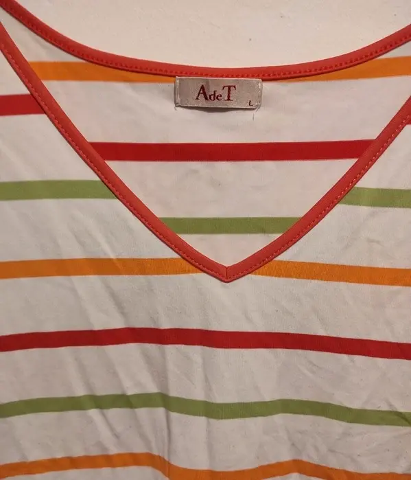 Camiseta tirantes de rayas AdeT, foto 2