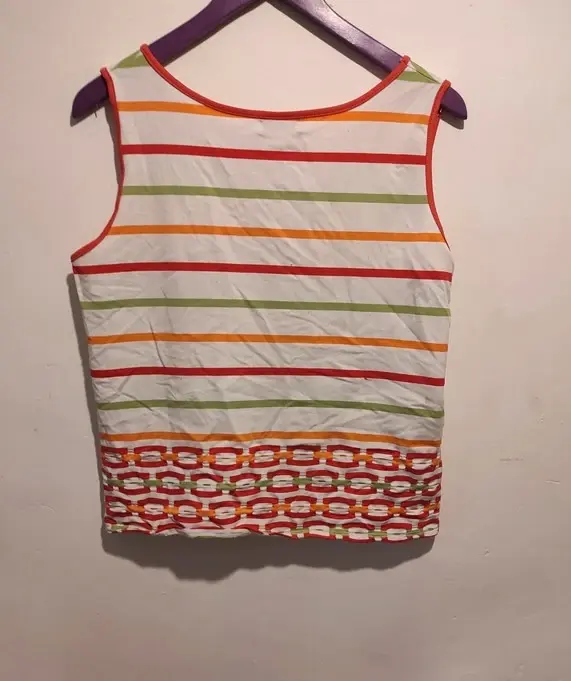 Camiseta tirantes de rayas AdeT, foto 3