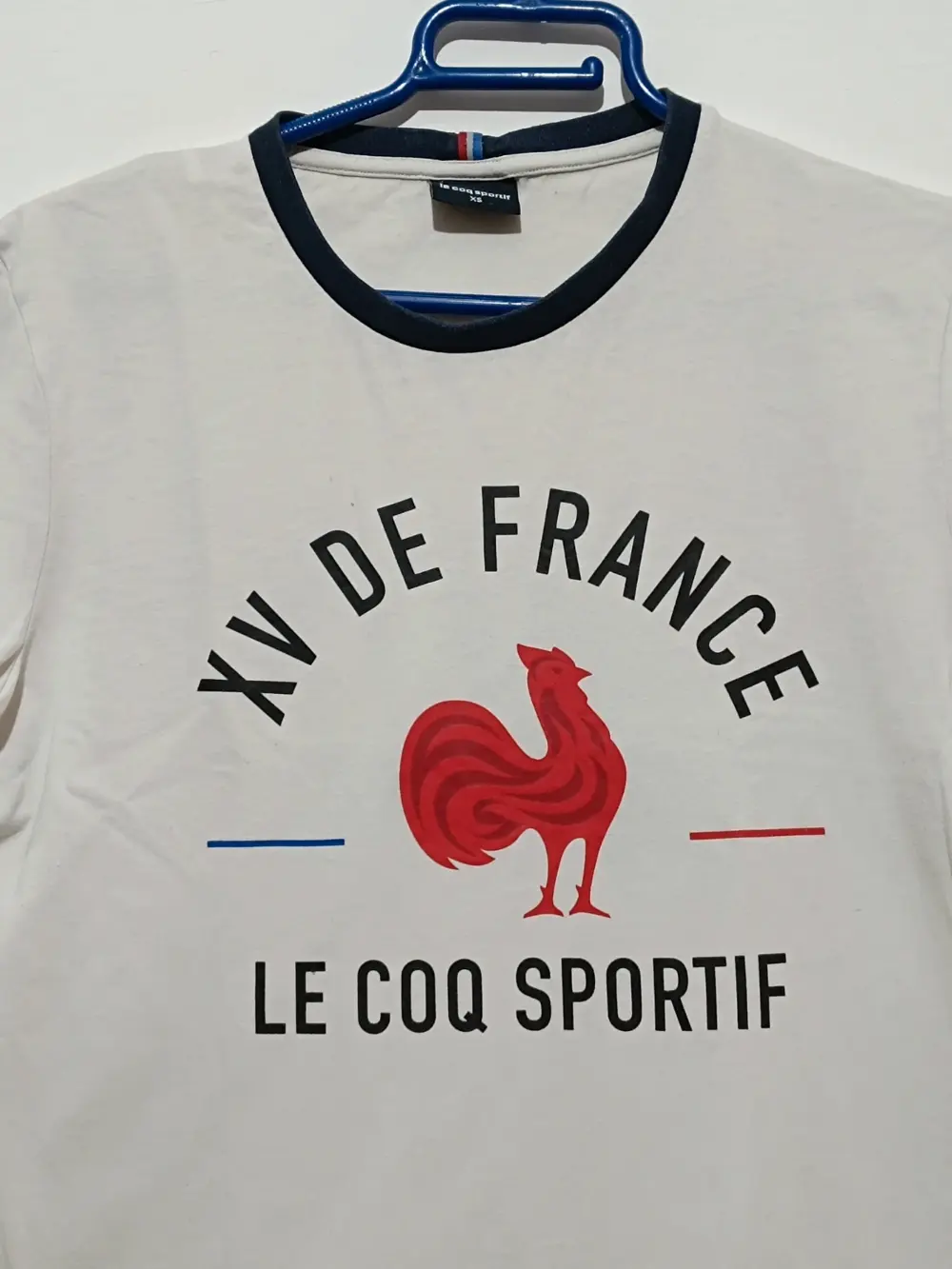 Camiseta Rugby Francia fan le coq sportif talla XS, foto 2