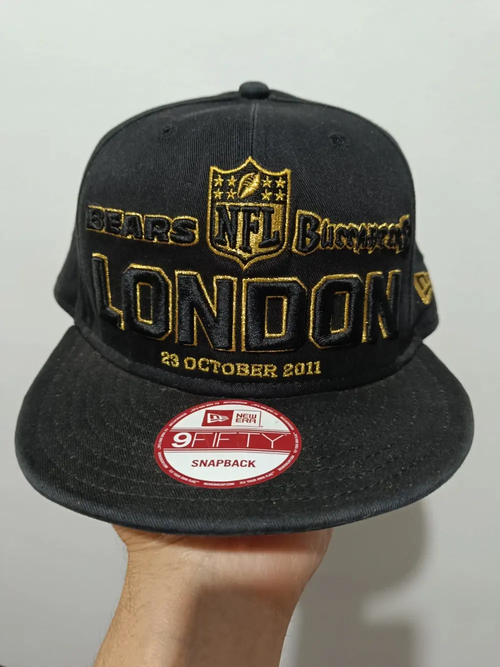 Gorra vintage New era Chicago bears Tampa by Buccaneers London 2011 talla única ajustable adulto