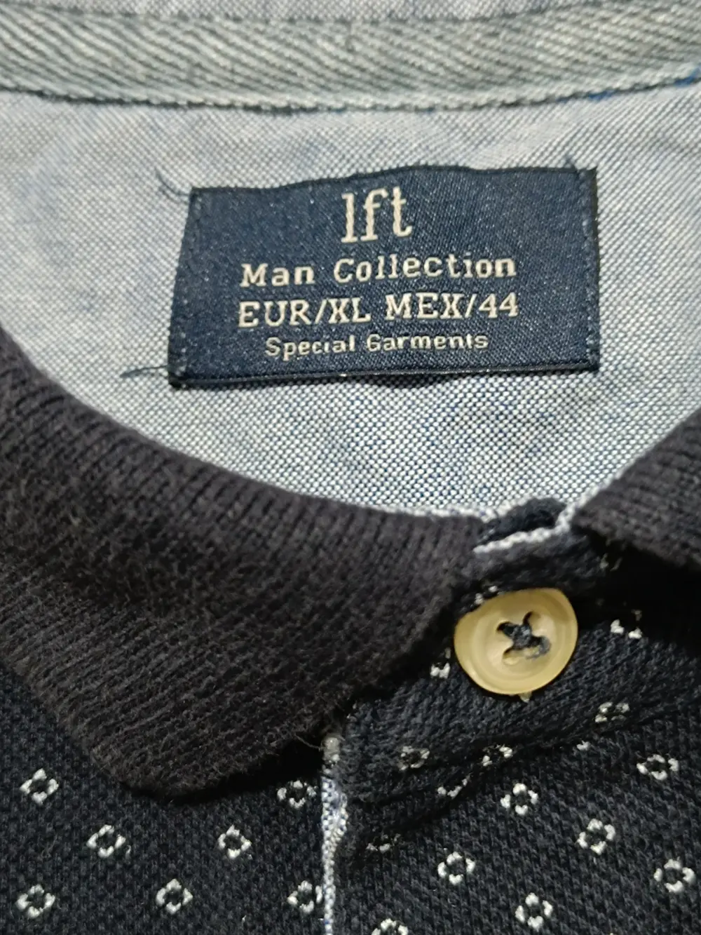 Polo fantasía manga corta Lft talla XL sirve para L ver medidas, foto 2