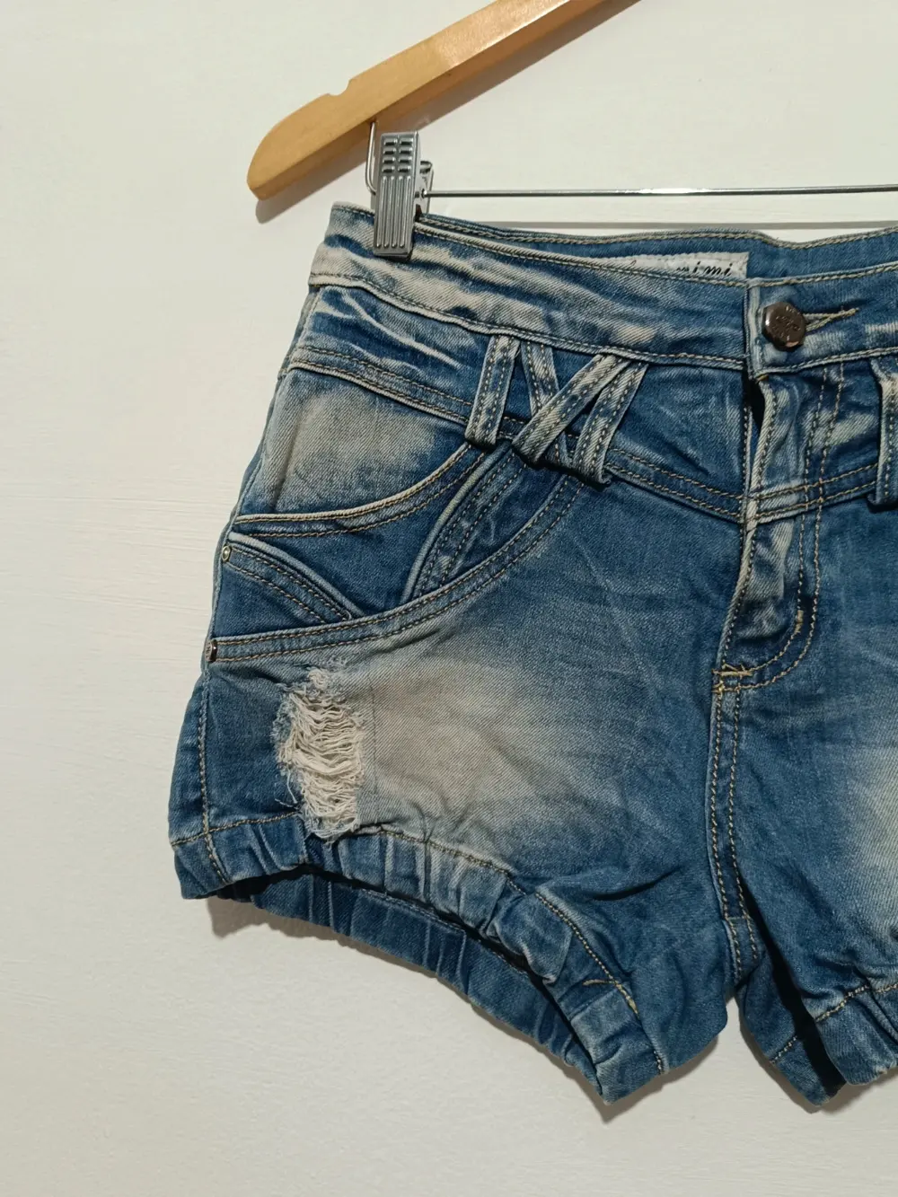 Pantalon short vaquero mi mi jeans talla M ver medidas, foto 2