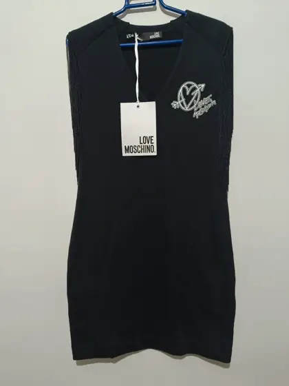 Vestido negro verano Love Moschino talla 40 ver medidas