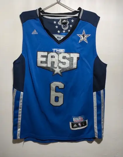 Camiseta Lebron James Miami heat Adidas the East all star 2011 talla L