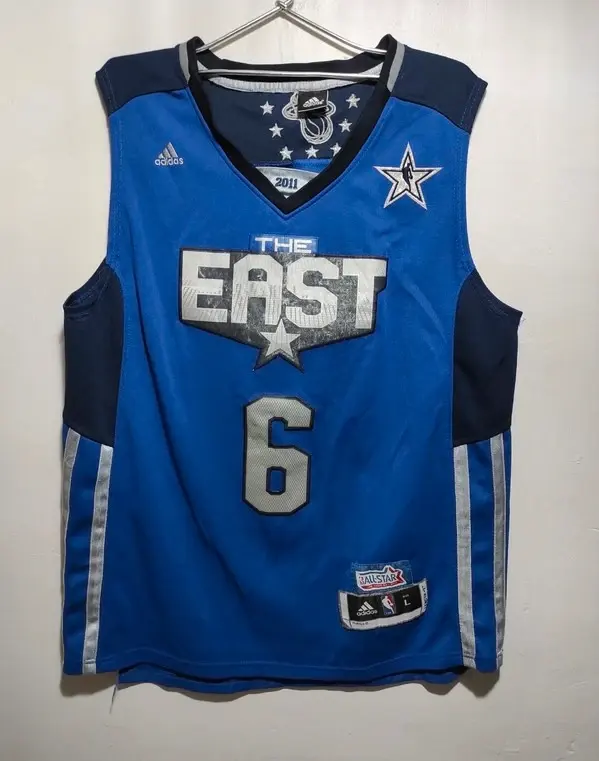 Camiseta Lebron James Miami heat Adidas the East all star 2011 talla L