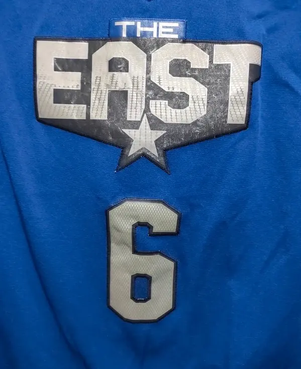 Camiseta Lebron James Miami heat Adidas the East all star 2011 talla L, foto 4