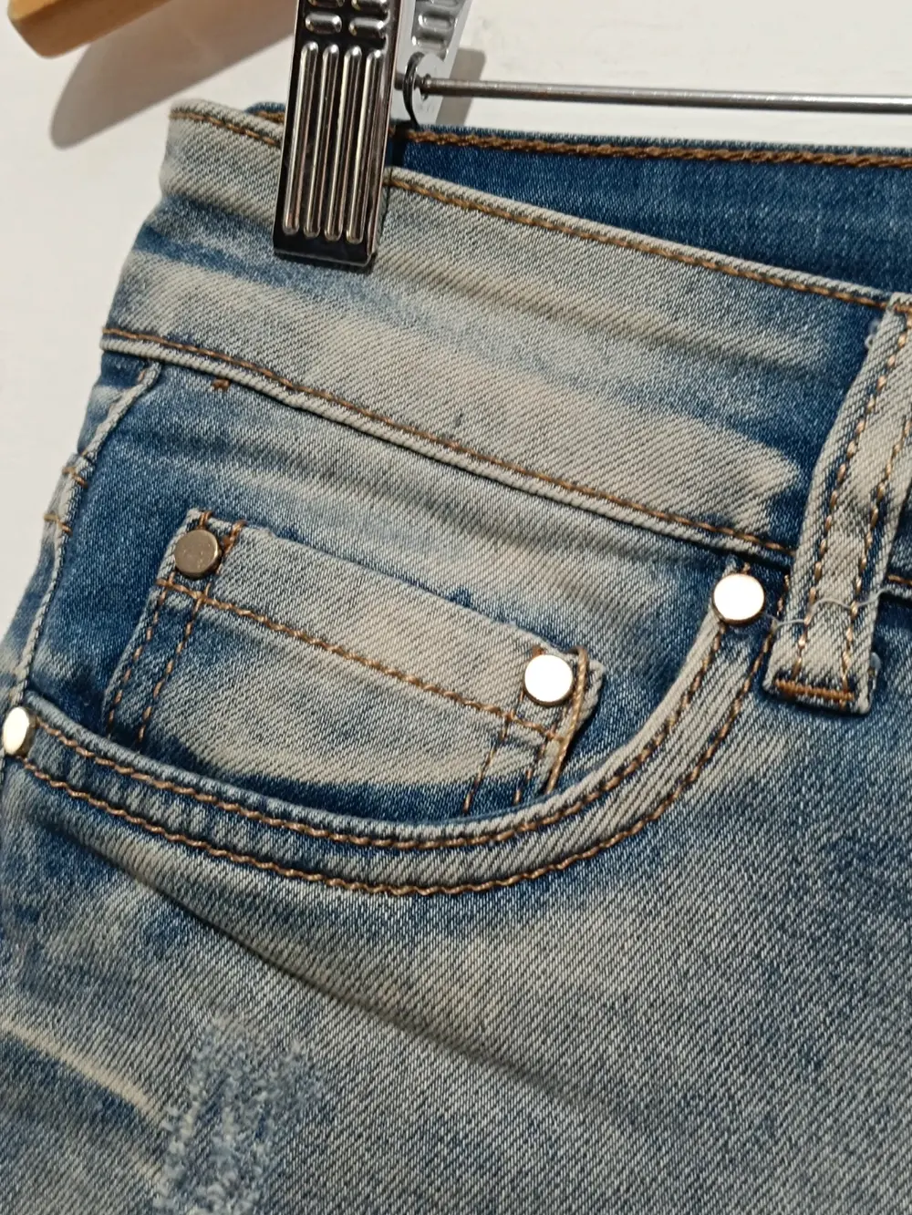 Pantalon vaquero corto mujer talla M, foto 4
