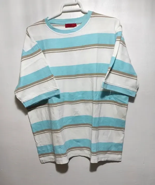 Camiseta de rayas manga corta Tissaia talla M pero es mas una L ver medidas
