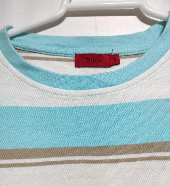 Camiseta de rayas manga corta Tissaia talla M pero es mas una L ver medidas, foto 2