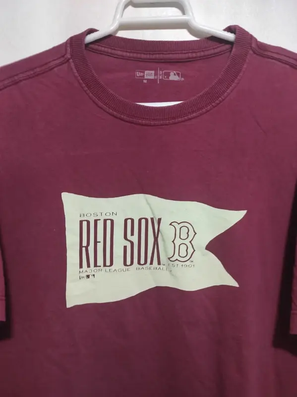 Camisteta vintage red sox new era talla M, foto 3