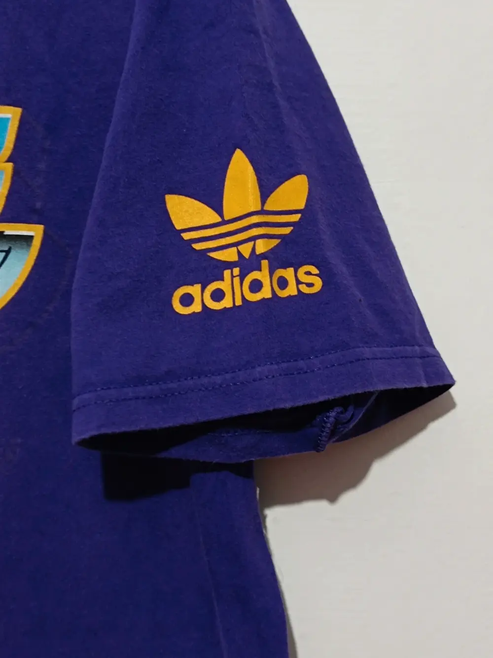 Camiseta vintage manga corta Los Angeles Lakers Adidas originals talla M, foto 2