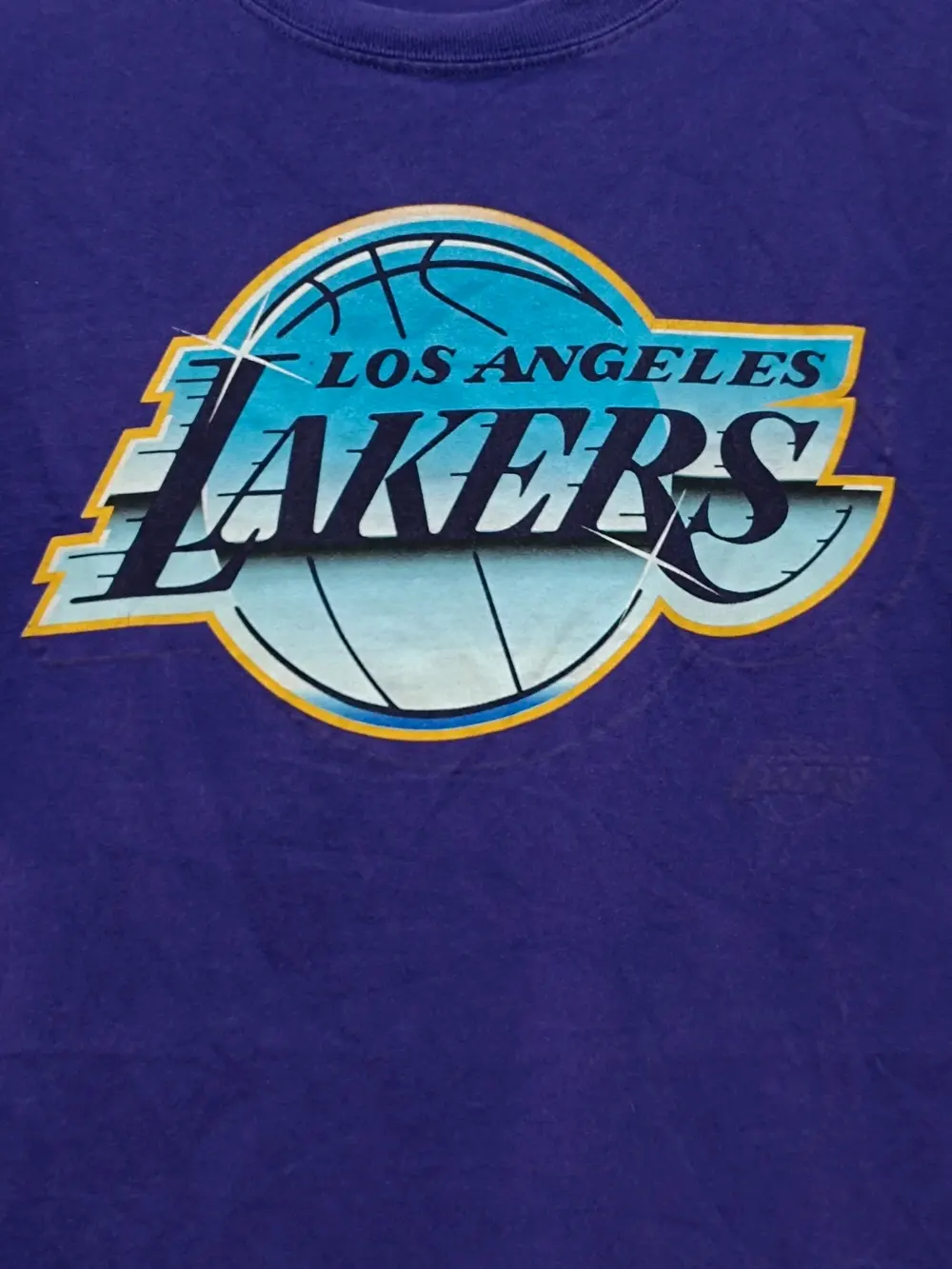Camiseta vintage manga corta Los Angeles Lakers Adidas originals talla M, foto 5