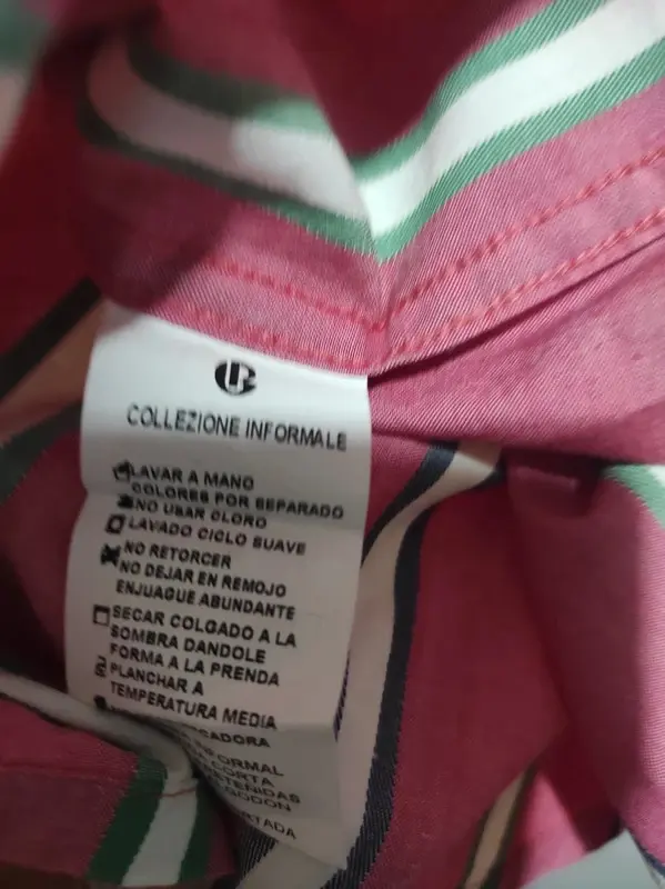 Camiseta manga corta a rayas collezione talla M, foto 4