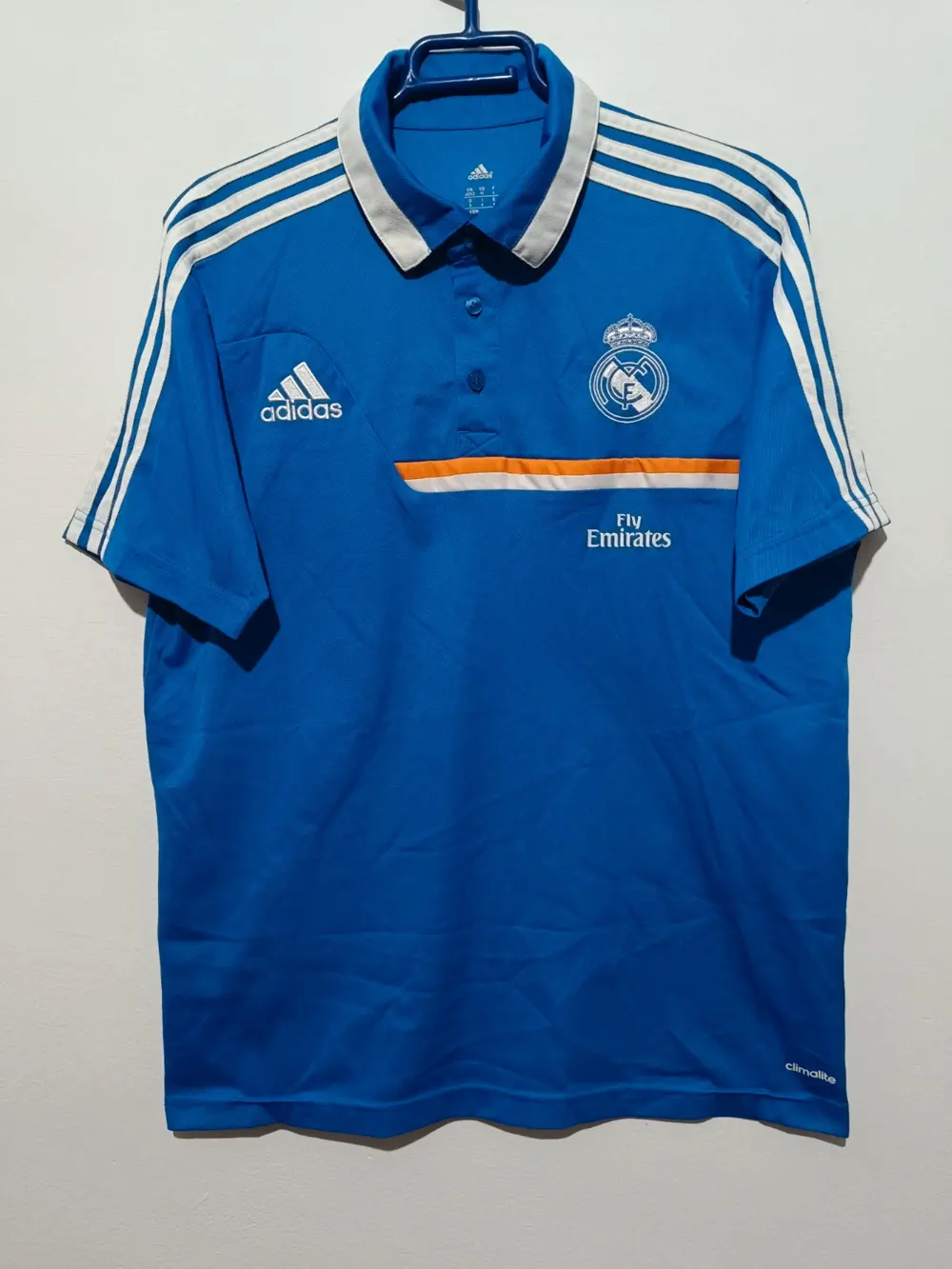 Camiseta Polo manga corta Real Madrid Adidas temporada 2013 talla 4 M ver medidas