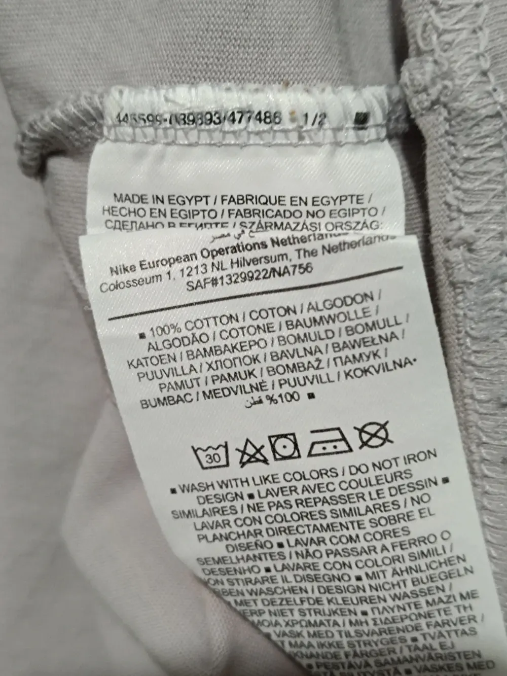 Camiseta manga corta Nike talla M ver medidas, foto 3