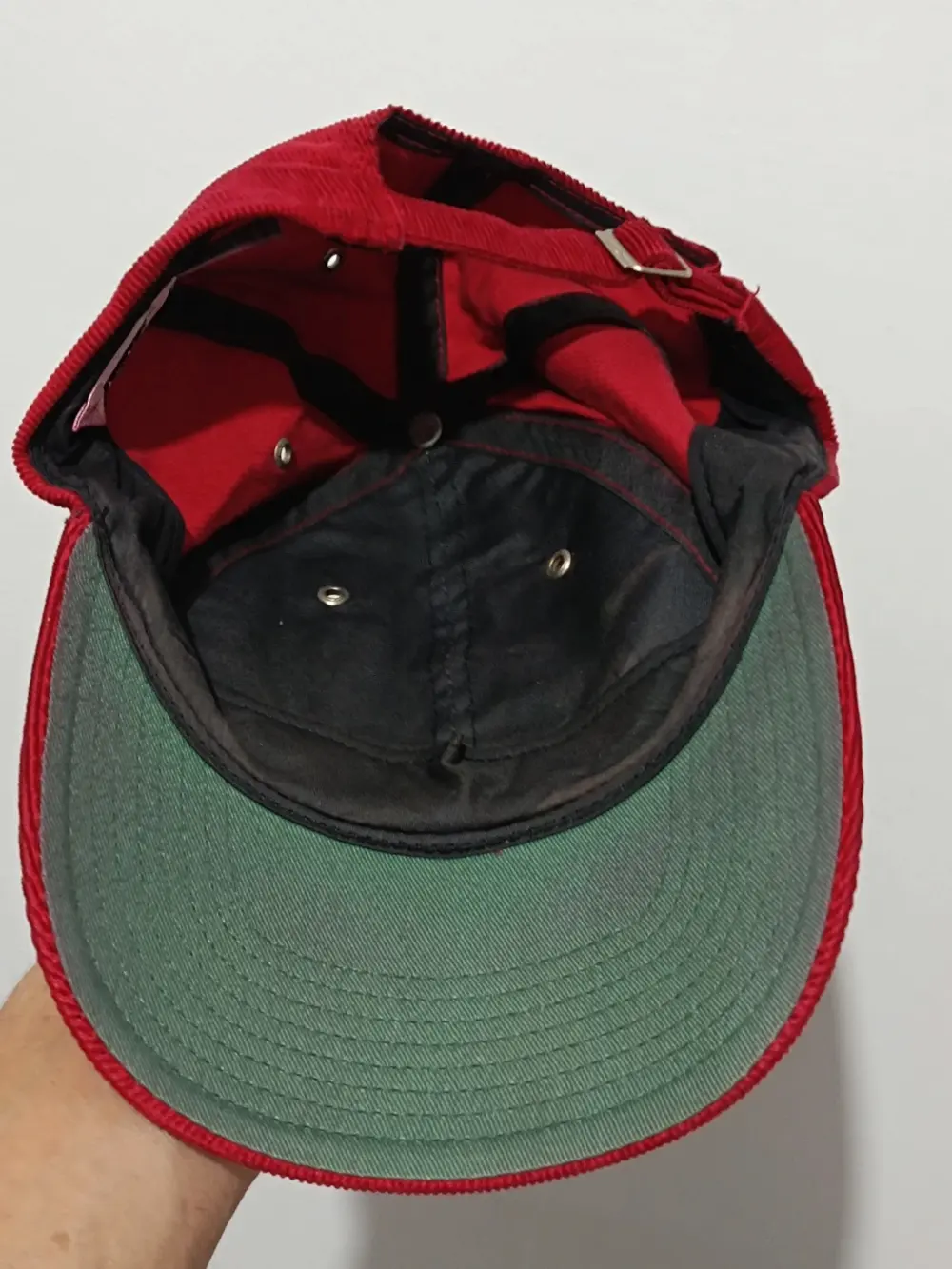 Gorra vintage Nike swoosh Corduroy talla única ajustable adulto unisex, foto 5