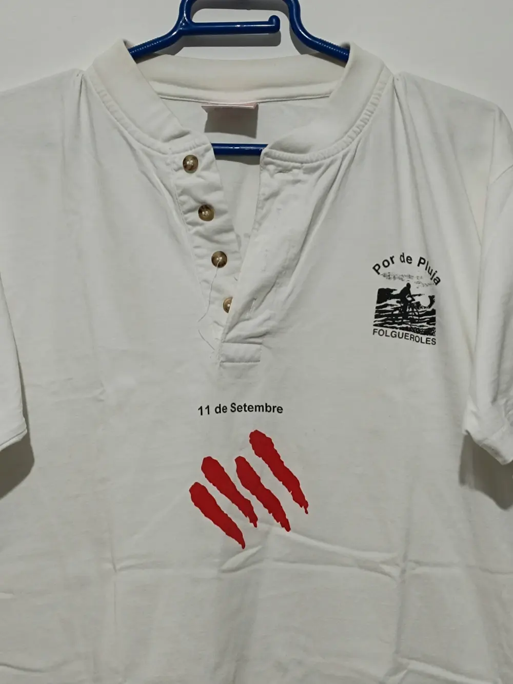 Camiseta 11 de Setembre Por de Pluja talla M, foto 2