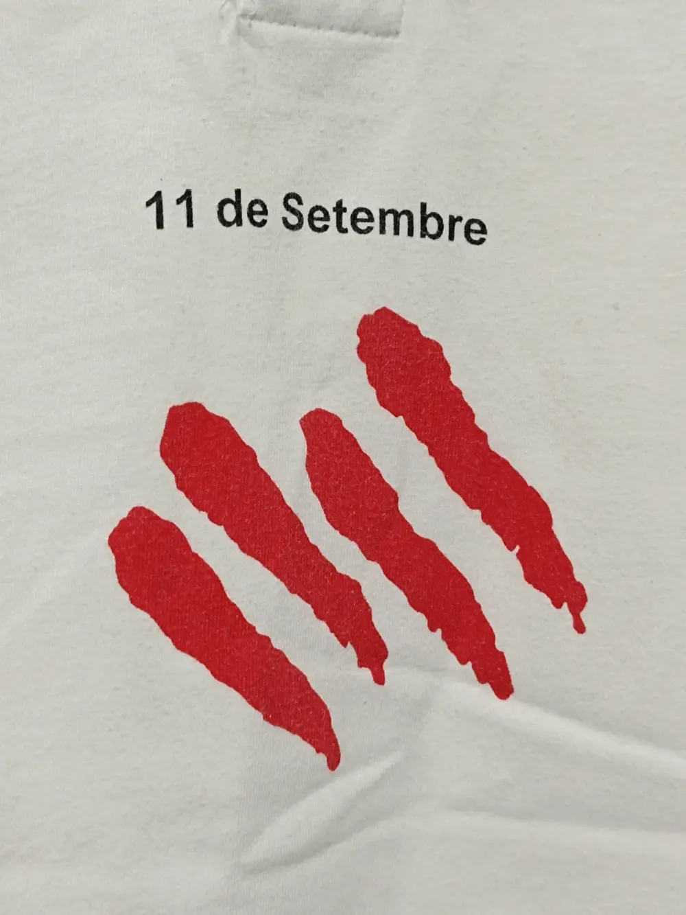 Camiseta 11 de Setembre Por de Pluja talla M, foto 4