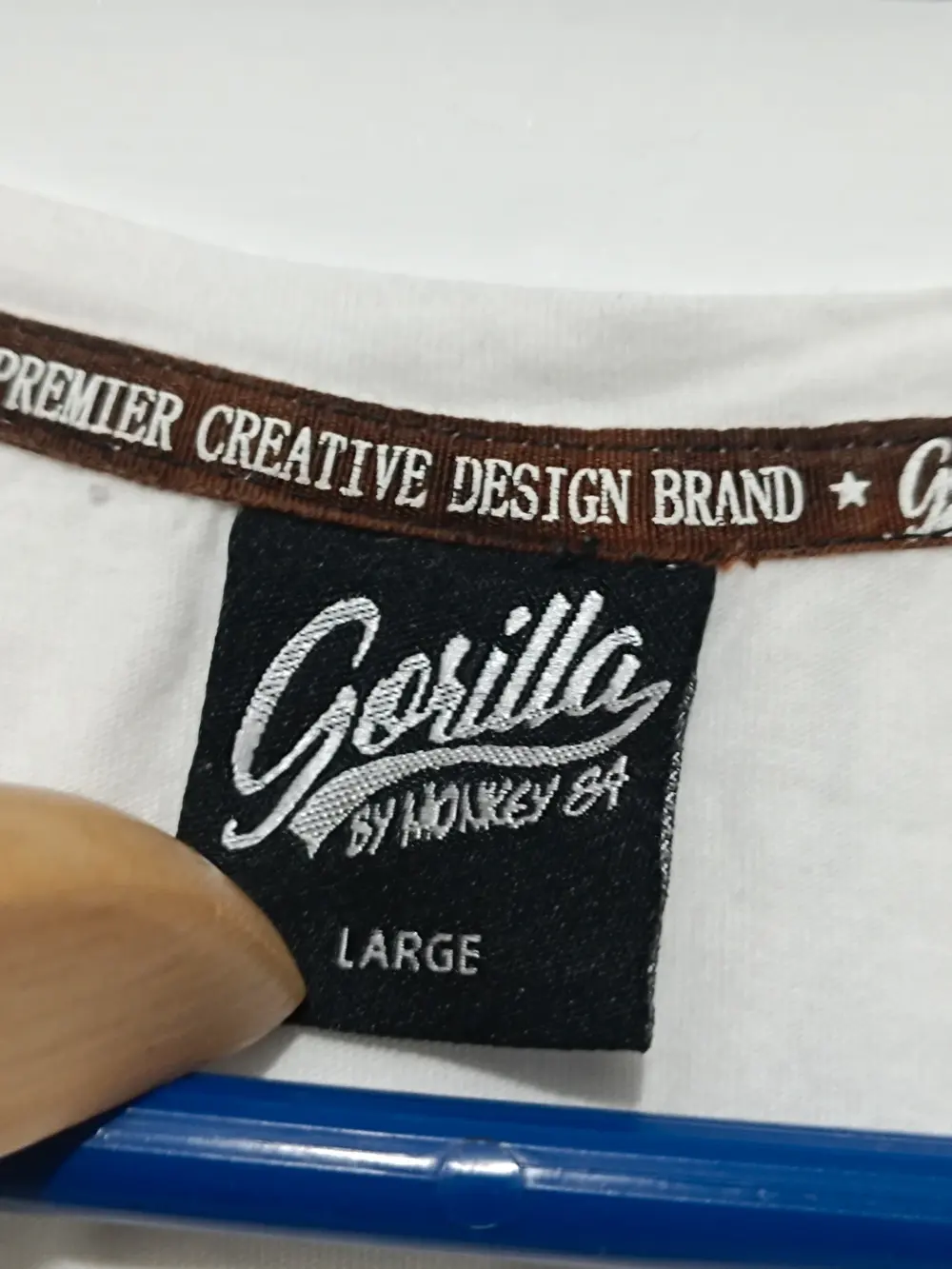 Camiseta estampada Gorilla talla L sirve para M ver medidas, foto 2