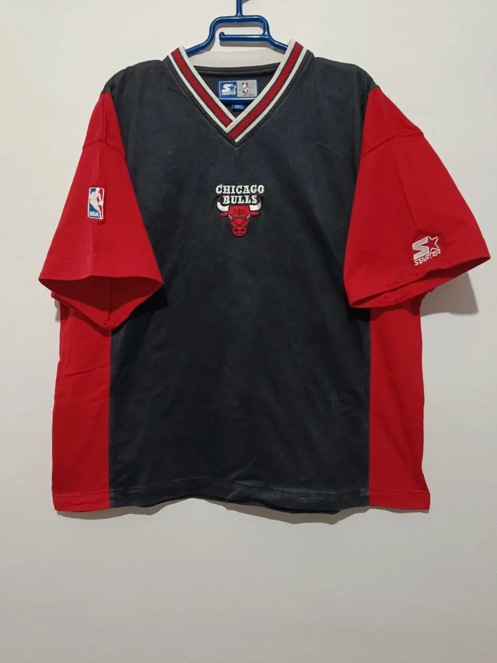 Camiseta vintage Chicago Bulls Starter NBA años 90 talla XL
