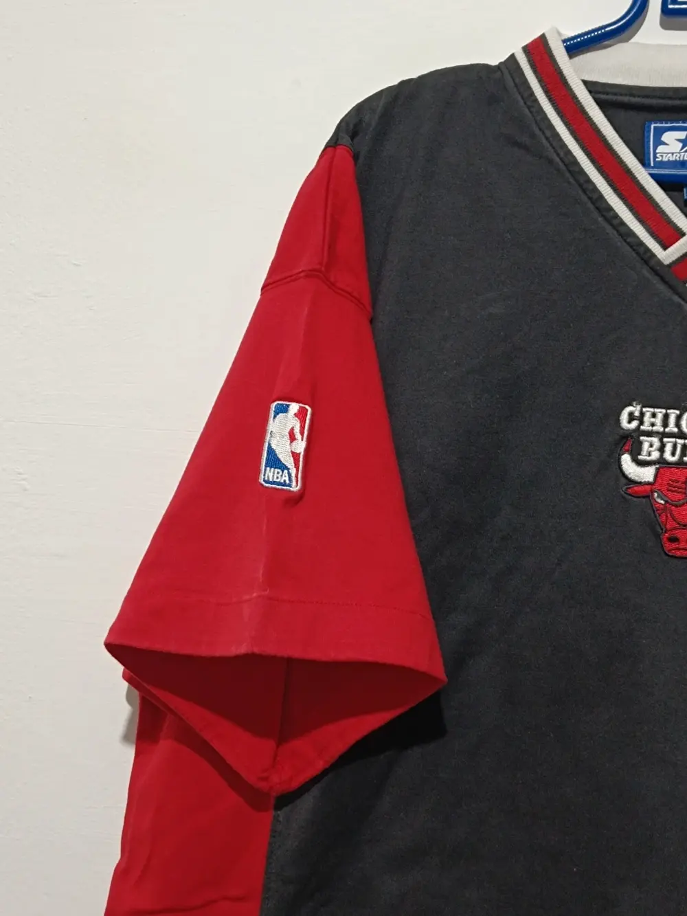 Camiseta vintage Chicago Bulls Starter NBA años 90 talla XL, foto 3