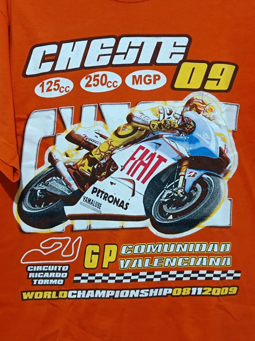 Camiseta vintage Gran Premio Comunitat Valenciana Cheste 2009 talla S, foto 2