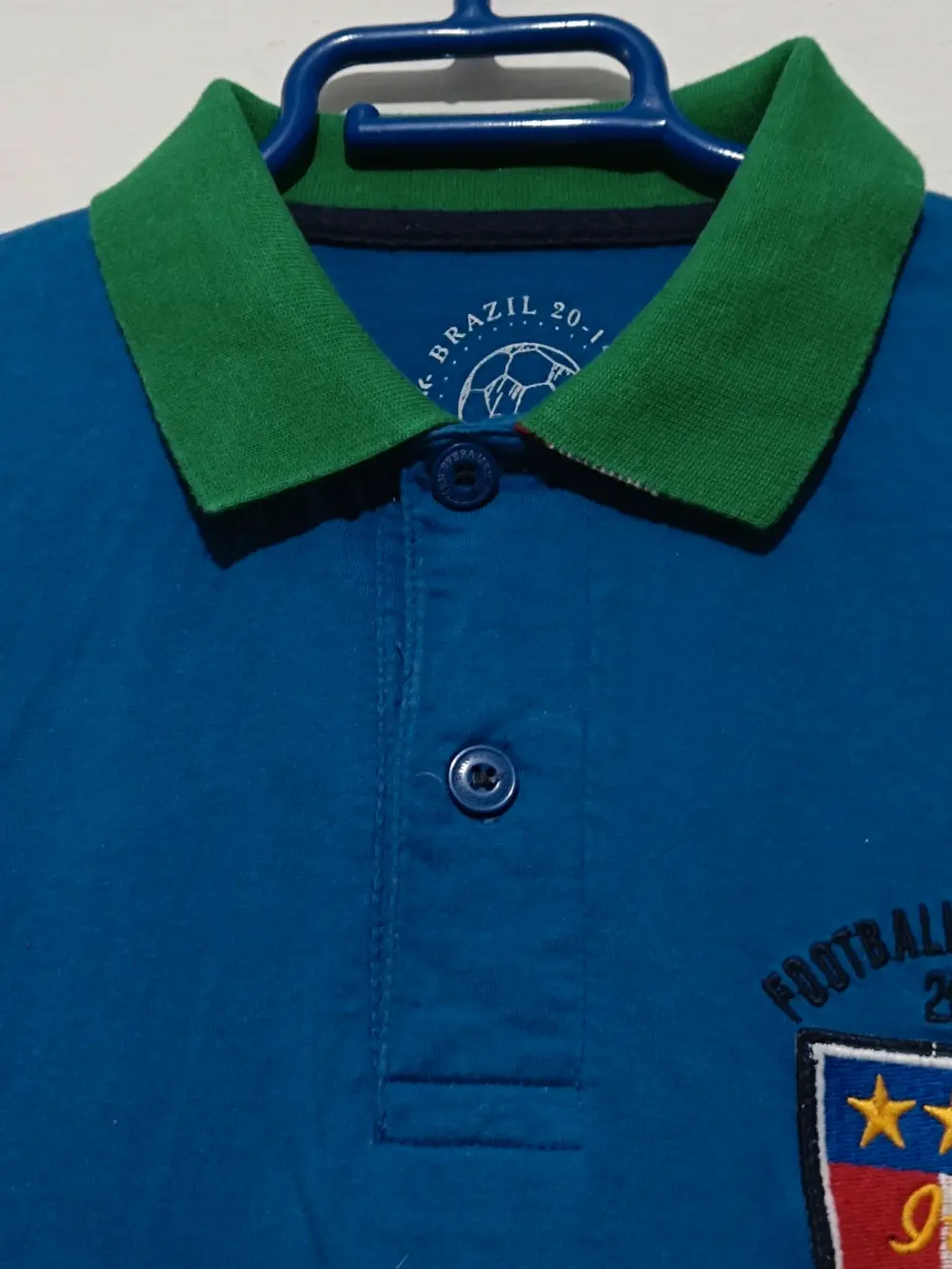 Camiseta Polo Italia football world cup 2014 Oficial núm 9 talla M, foto 5